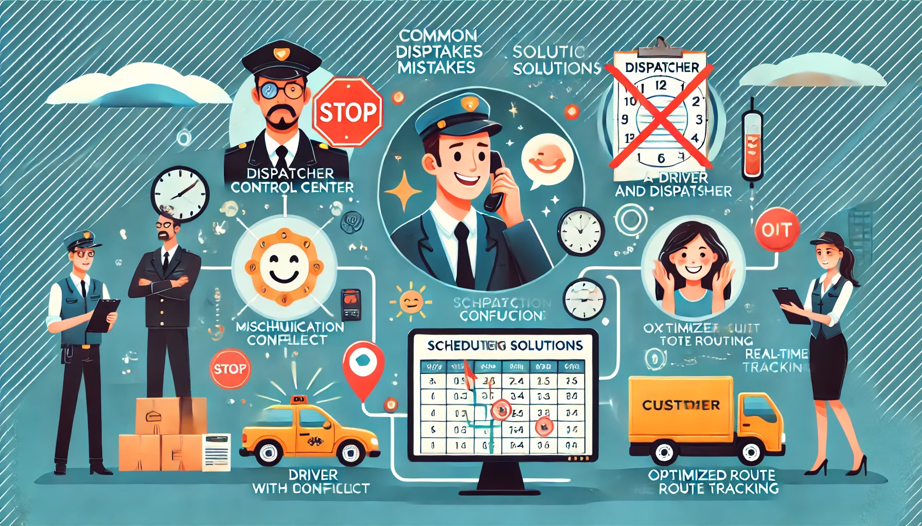 Avoid dispatching common mistakes