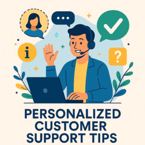 Personalized customer support tips