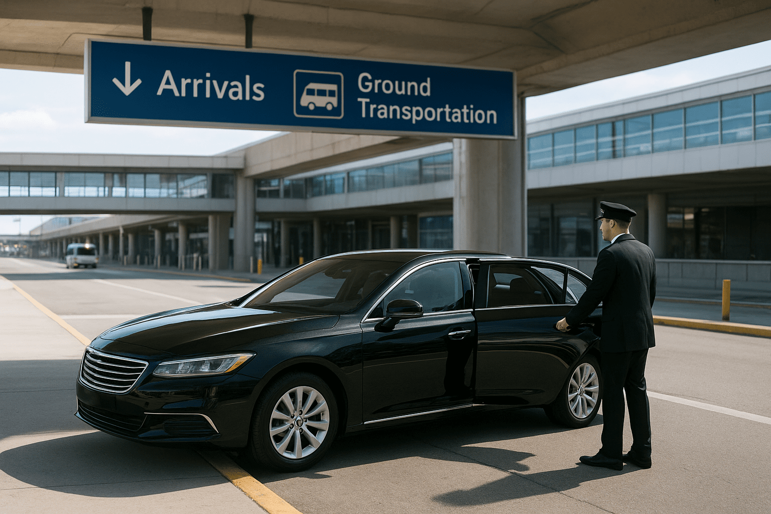 airport-pickup & drop-off zones